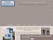 Tablet Screenshot of casamosaica.com